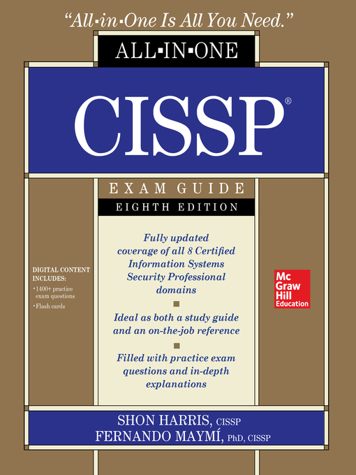 Title details for CISSP All-in-One Exam Guide by Shon Harris - Available